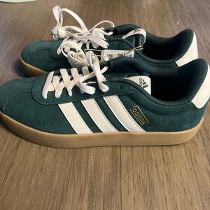 Adidas Green Suede Sneakers